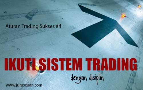 Aturan Trading Sukses 4 : Ikuti sistem trading dengan disiplin